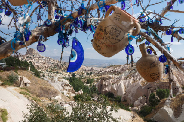 istock Tree And Evil Eye Amulet In Cappadocia Turkey 1145009862