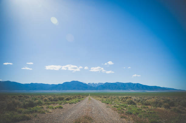 istock Snow-capped mountains, USA 1145016540