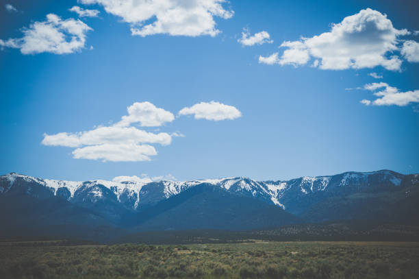 istock Snow-capped mountains, USA 1145017207