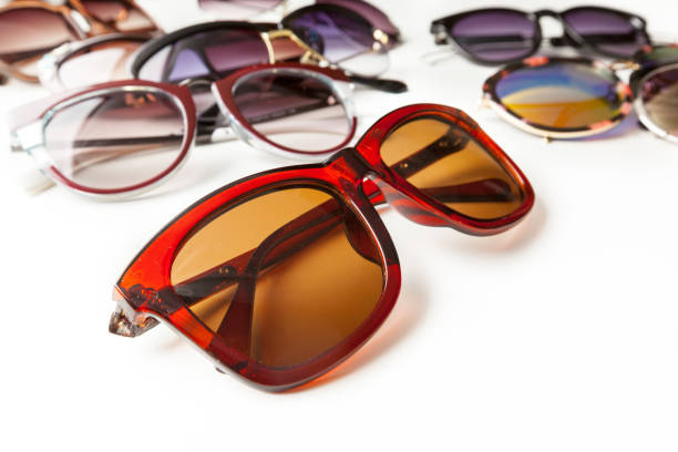 istock Fashion sunglasses isolated on white 1145026022