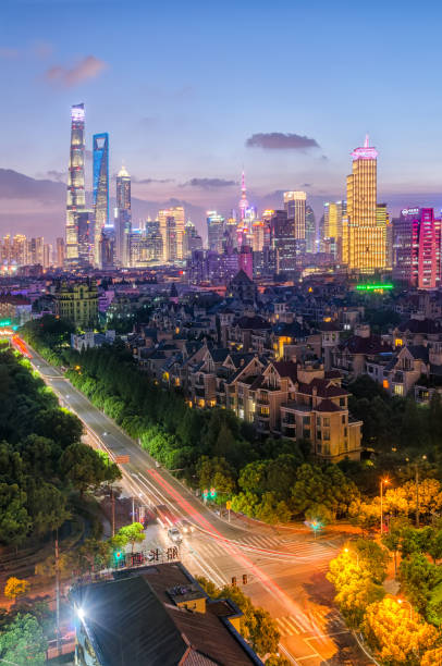 istock Lvjiazui CBD night cityscape 1145027296