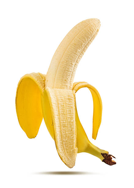 istock Bananas isolated on white background with clipping path 1145029096