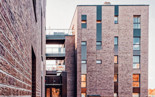 istock Modern architecture of apartment house 1145035015