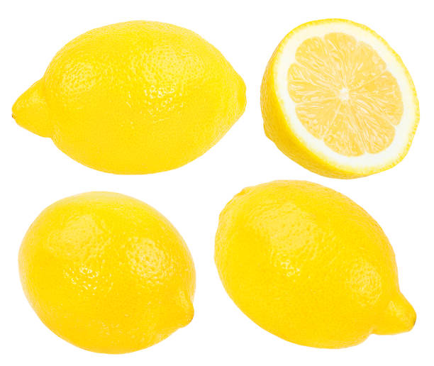 istock Lemon isolated on white background with clipping path 1145038062