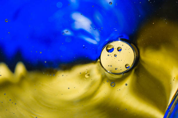 istock colorful background from water drops and oil 1145043239