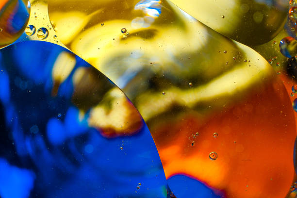istock colorful background from water drops and oil 1145043362