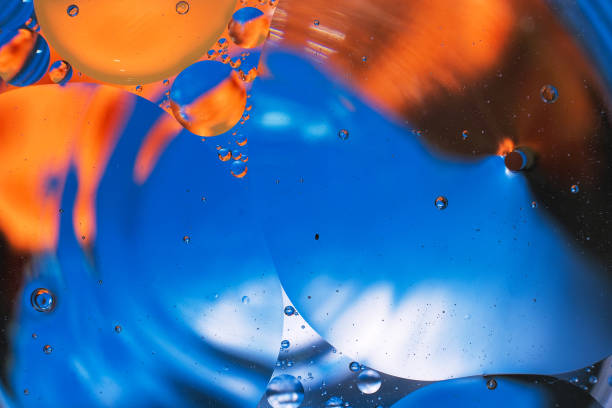 istock colorful background from water drops and oil 1145043406