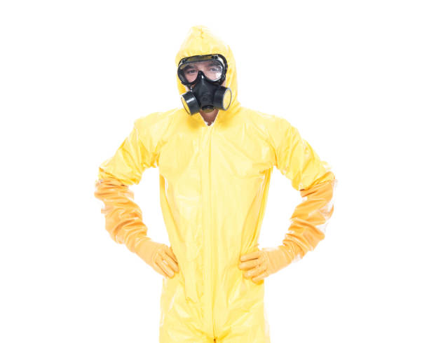 istock Man in protective clothing with hands on hips 1145045043