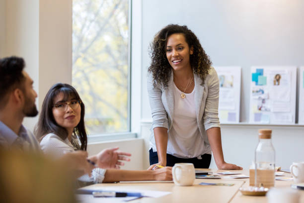 istock Mid adult design professionals work together 1145048591