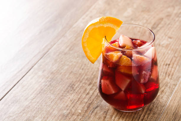 istock Sangria drink in glass 1145049834