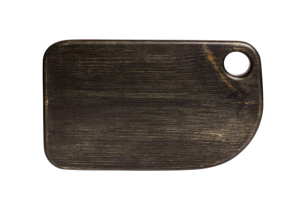 istock New empty wooden cutting board, isolated on white background 1145049970