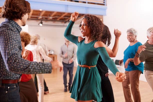istock People Attending Dance Class In Community Center 1145055769
