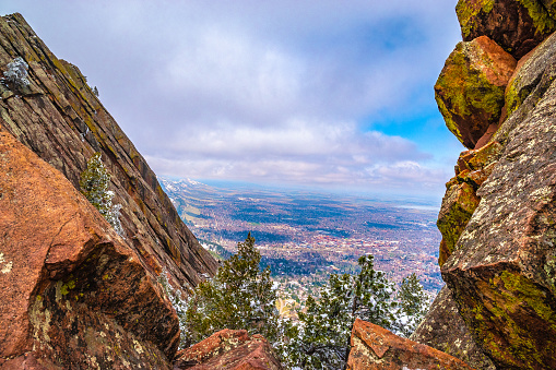 This was a beautiful spring hike we did while it was overcast at the flatiron mountains in Boulder, Colorado