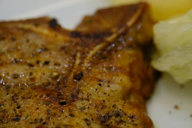 istock The pork chop steak 1145058600