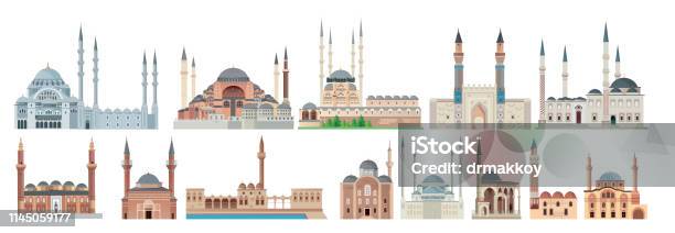 Mosque Stock Illustration - Download Image Now - Mosque, Hagia Sophia - Istanbul, Istanbul