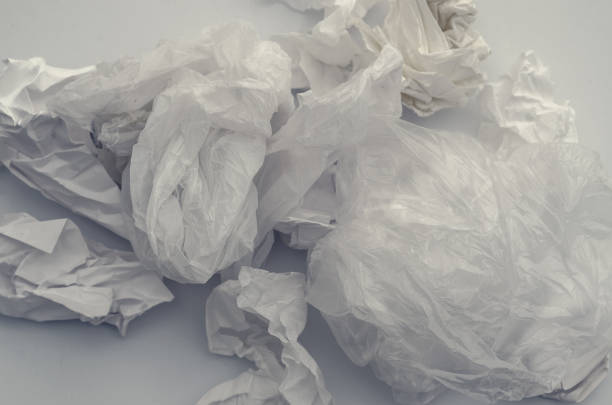 istock Crumpled sheets of paper, trash. Pollution, waste, ecology 1145060467