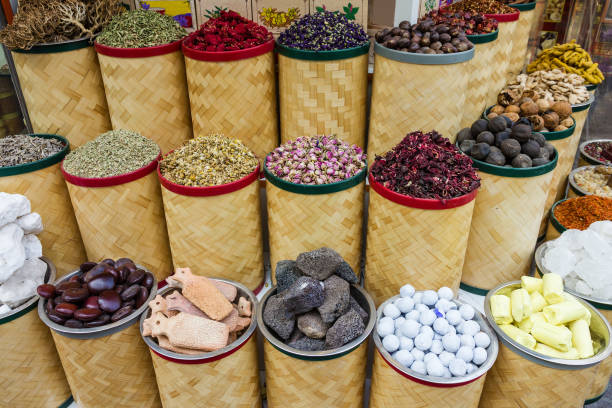 istock Indian spices in Dubai market 1145060643