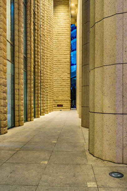 istock Exterior Corridor, Pudong District, Shanghai, China 1145065159