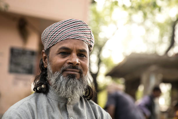Portrait of an Indian man