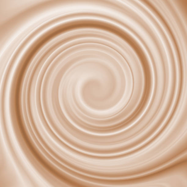 抽象スワールパターンアイスクリーム、キャンディー、カプチーノ、ミルクチョコレートの背景。 - chocolate backgrounds swirl pattern点のイラスト素材／クリップアート素材／マンガ素材／アイコン素材