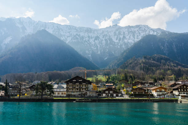 istock Brienz lake during the sunshine day 1145073277