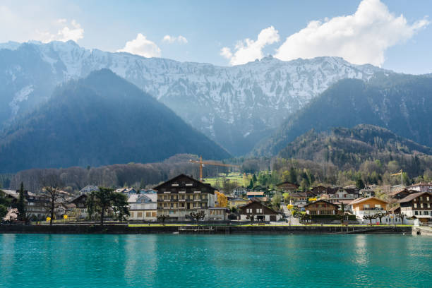 istock Brienz lake during the sunshine day 1145073352