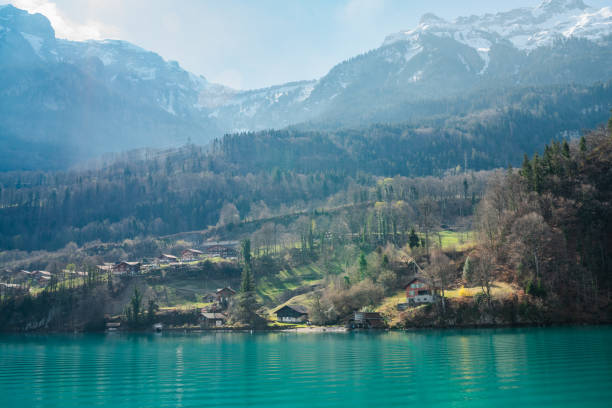 istock Brienz lake during the sunshine day 1145073943