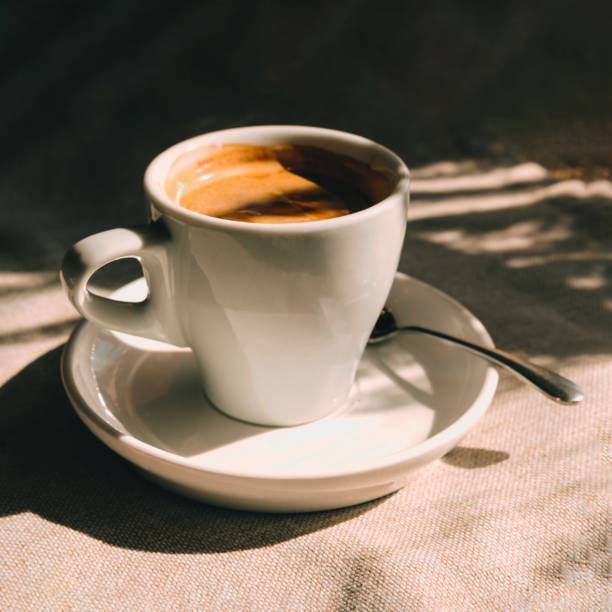 istock Cup of coffee on table in cafe 1145077008