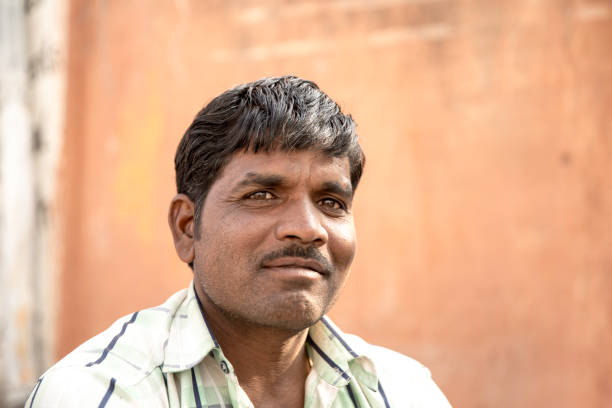 Indian Man Portrait Outdoors