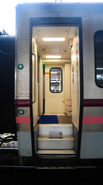 istock Modern train Bangkok Thailand for passengers transportation 1145080563
