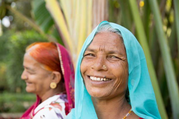 istock Indian Senior Woman Portrait 1145087763
