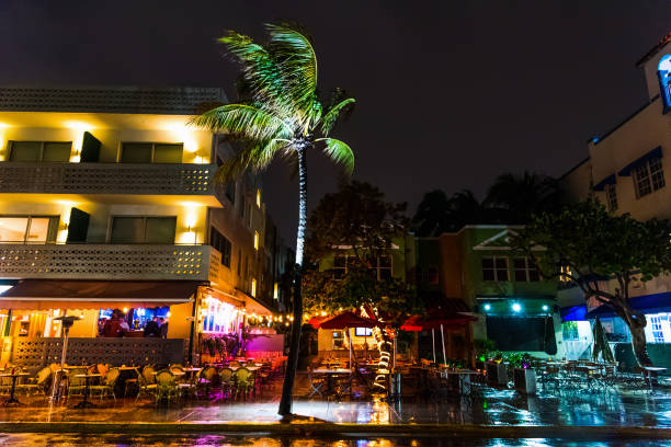 istock Colorful bars in South Beach 1145089527