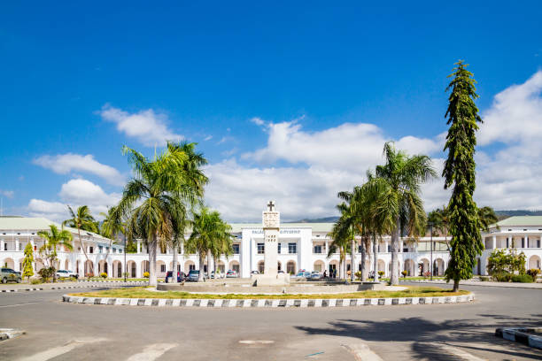 Government's palace of East Timor. stock photo