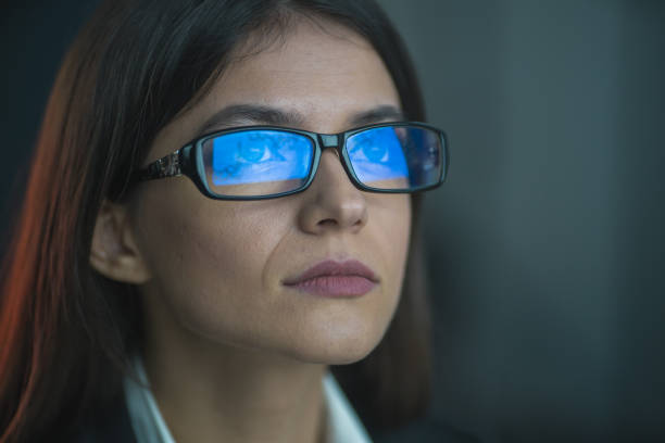istock The beautiful woman in glasses 1145091301