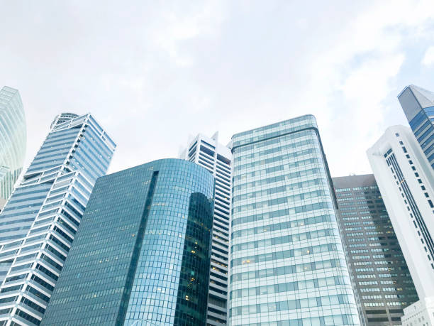 Downtown High Rise Buildings In Singapore