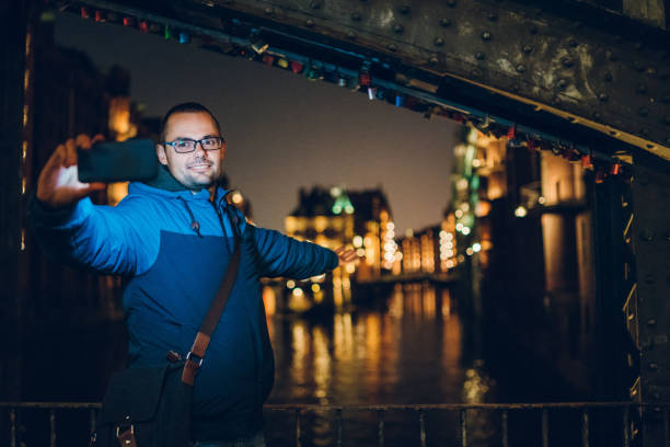 istock Night selfies from Hamburg 1145097522