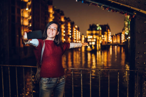 istock Night selfies from Hamburg 1145097609