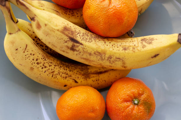Oranges and Bananas stock photo
