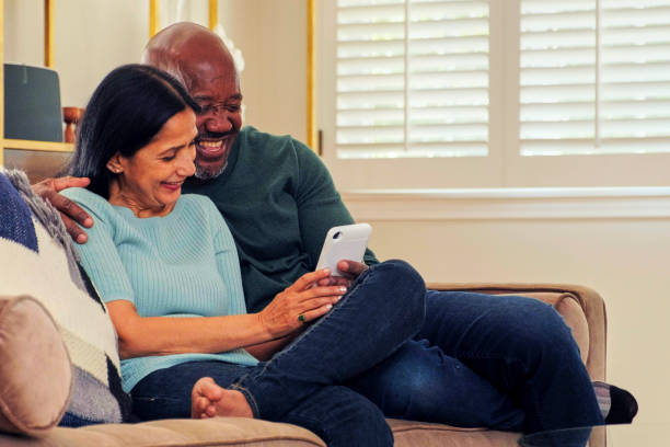 istock Mature Couple at Home 1145105428