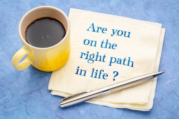 istock Are you on the right path in life? 1145108458