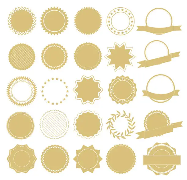 Vector illustration of Element design collection for label and logo. Design elements. Vector Illustration