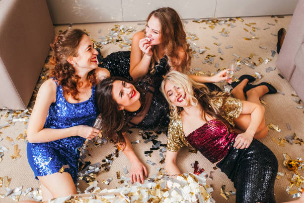 istock girls party celebration relaxed atmosphere 1145121678