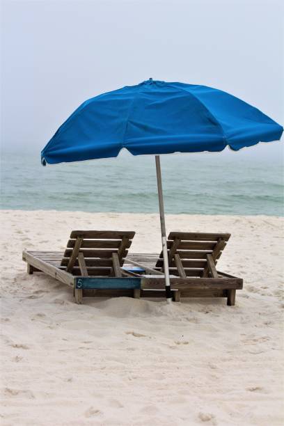 istock Chairs At Orange Beach In Alabama 1145124037