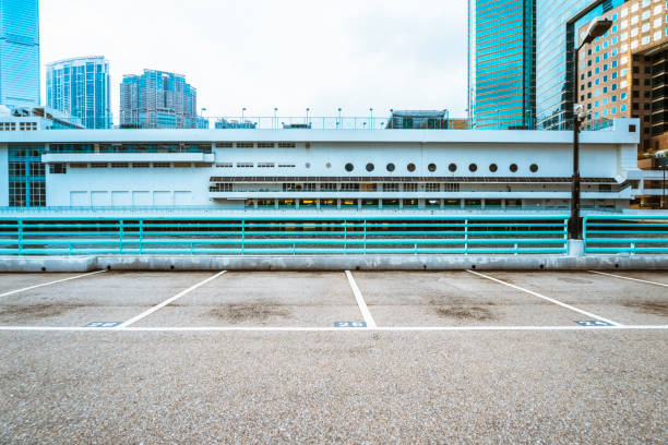 istock empty road with parking line by victoria harbor 1145139551