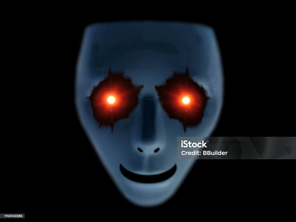 Scary Face Stock Photo - Download Image Now - Horror Movie, Devil,  Anthropomorphic Face - iStock