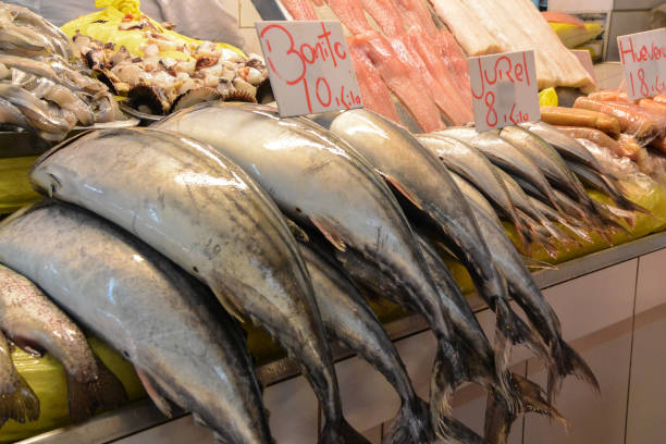 istock Fresh fish at the local market on display 1145144467