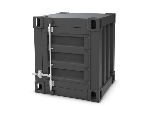 istock 3D illustration of container cabinet isolated white 1145146778