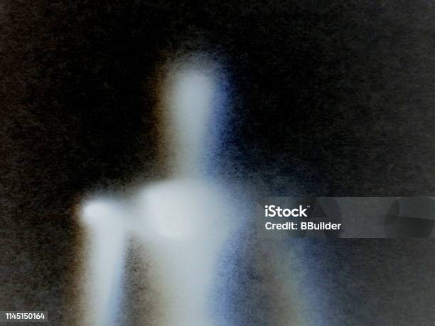Creepy Figure Stock Photo - Download Image Now - Slenderman - Fictional Character, Ghost, Bigfoot