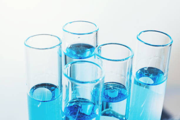 istock Glass laboratory chemical test in lap room. Science concept 1145151145