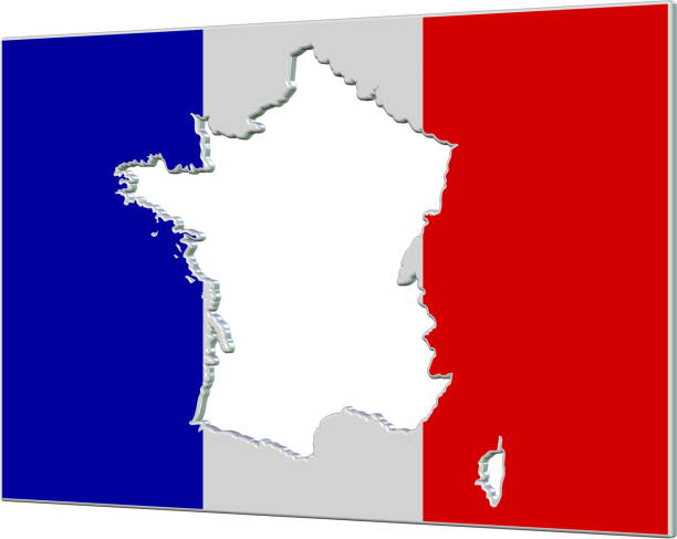 istock France Inverse Flag Map 3D v4 1145159604